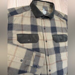 Kuhl Plaid Snap Front Shirt  Mens XL